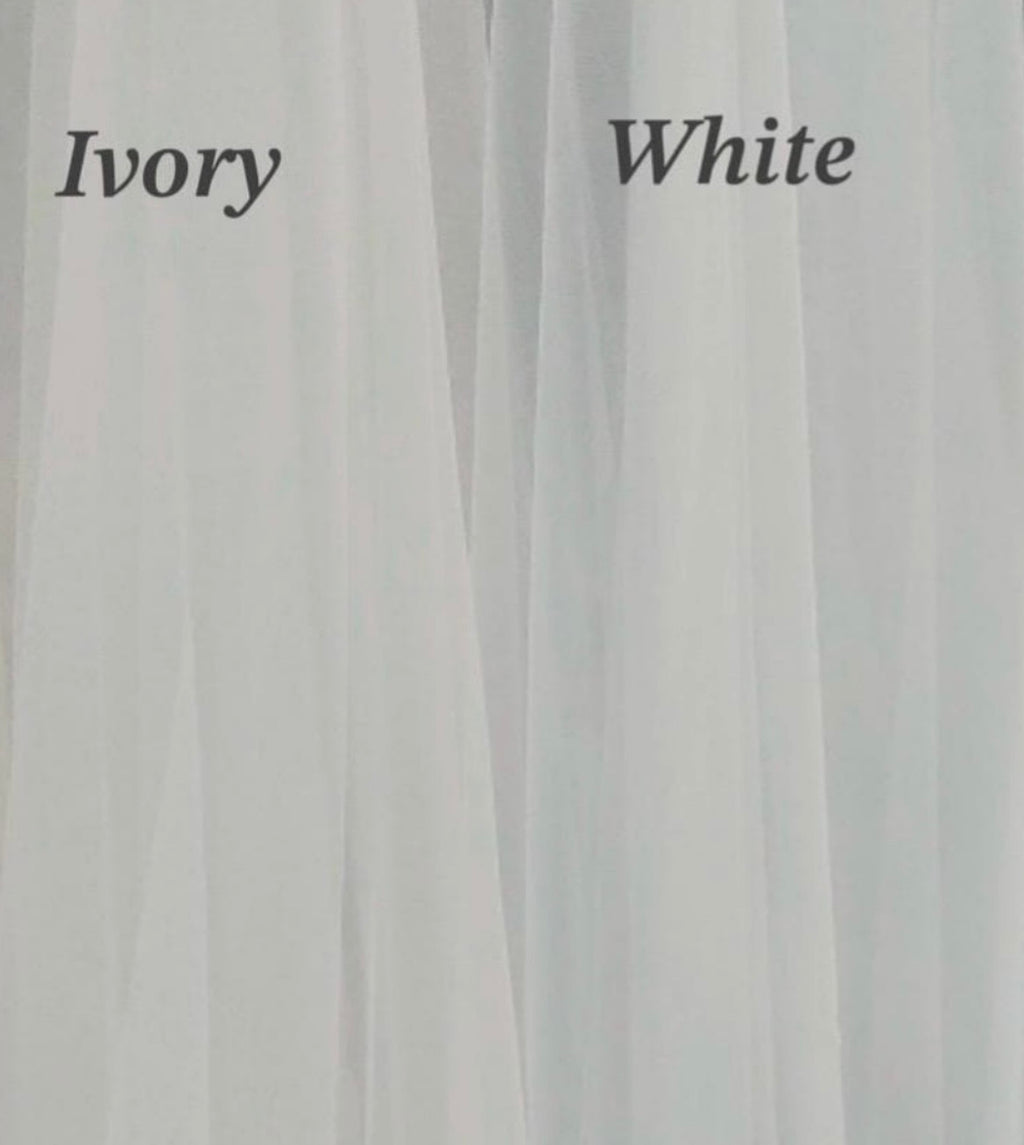Custom A-Line Strapless Wedding Dress with 3/4 Lace Sleeves, Corset Bodice, Lace-Up Back & Front Slit